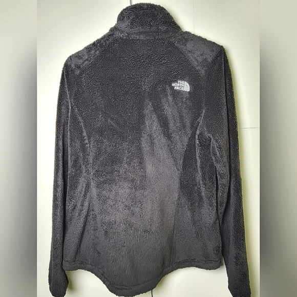 Women's The North Face Fuzzy Swirl Fleece Black Jacket, Size Medium. - Picture 4 of 5